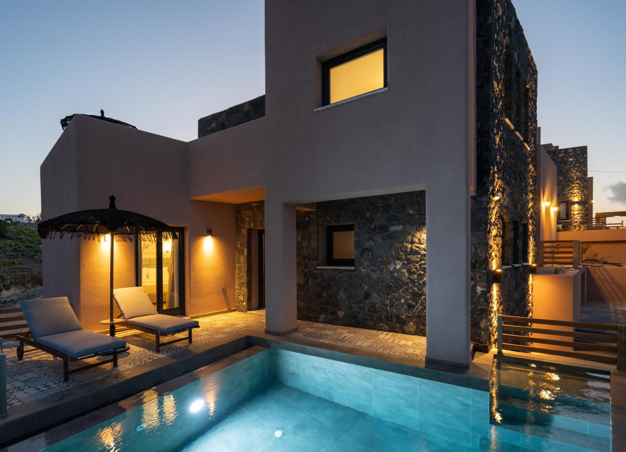 Golden Moments Luxury Stone Villas A Mesaria Bagian luar foto