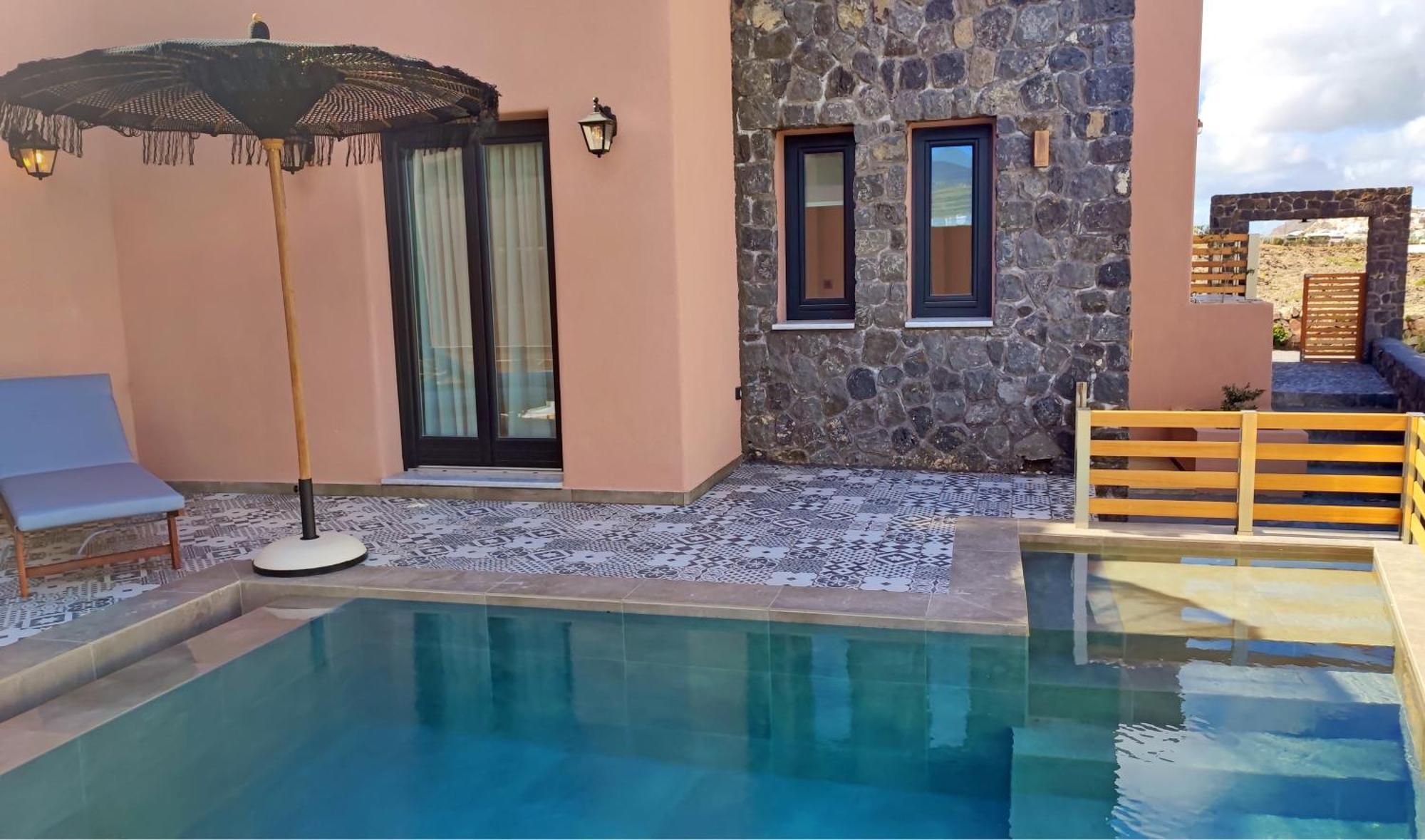 Golden Moments Luxury Stone Villas A Mesaria Bagian luar foto