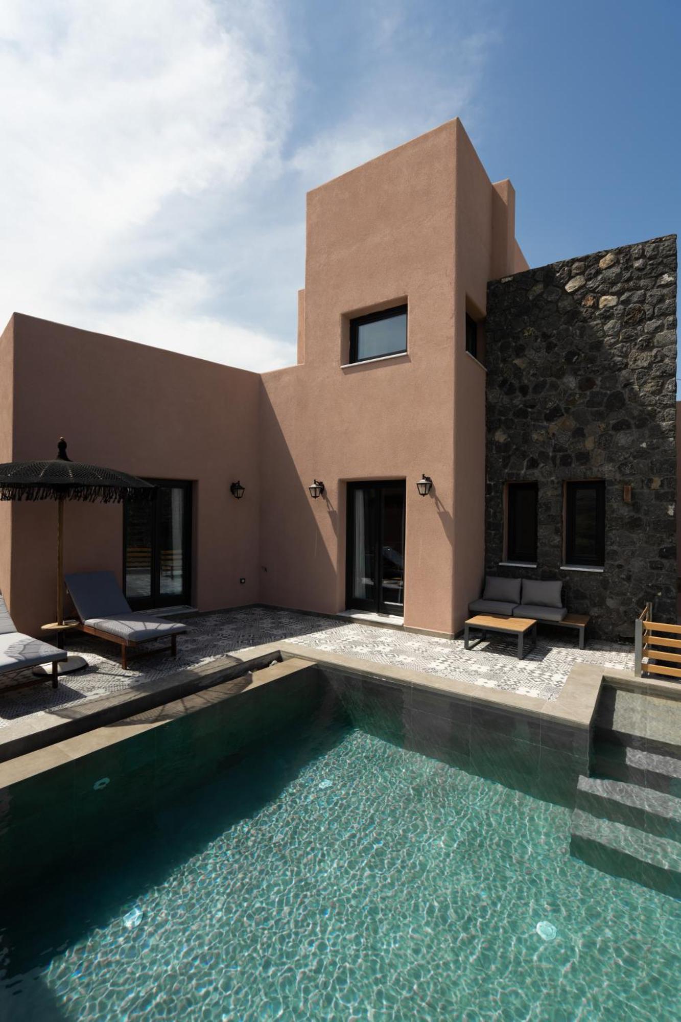 Golden Moments Luxury Stone Villas A Mesaria Bagian luar foto